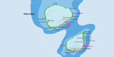 Mapa кондома Malediwy